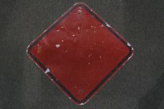 Sign-all red reflective square/diamond, 18"w x 18"t, stock number S-0400