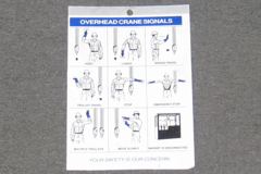 Sign-Overhead Crane Signals, stock number S-0644a
