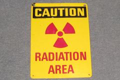 Sign-Caution Radiation Area, stock number S-0735