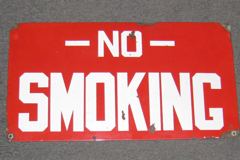 Sign-No Smoking, stock number S-0851