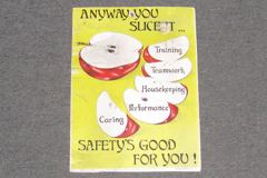 Safety poster, assorted sayings, 10"w x 13"t, specify saying, stock number S-0941
