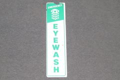 Sign-Emergency Eyewash, stock number S-0968