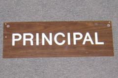 Sign-Principal, stock number S-1115
