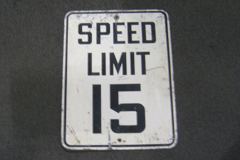 Sign-Speed Limit 15, 18"w x 24"t, stock number S-1230