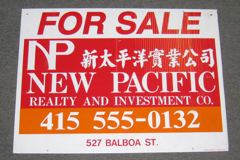Sign-For Lease New Pacific Realty, stock number S-1256