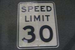 Sign-Speed Limit 30, 24"w x 30"t, stock number S-1432