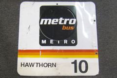 Sign-Metro, stock number S-1466