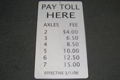 Sign-Pay Toll Here..., stock number S-1928