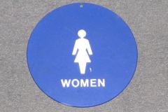 Sign-Restroom, stock number S-1984