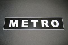 Sign-Metro, stock number S-2015