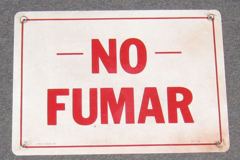 Sign-SPANISH-No Fumar, stock number S-2062