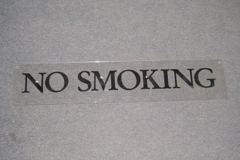 Sign-No Smoking, stock number S-2167