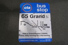 Sign-Bus Stop, stock number S-2259