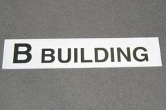 Sign-B building, stock number S-2358