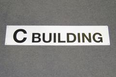 Sign-C building, stock number S-2359