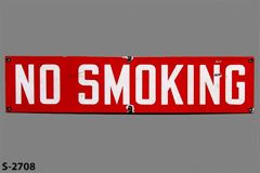 Sign-No Smoking, stock number S-2708