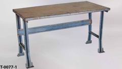 Table, work, steel 60"wx30"x34"t, gray, stock number T-0077-1