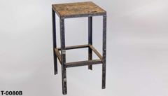 Table work, steel, black 18"wx18"dx36"t, stock number T-0080b