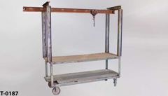 Trolley beam table, workbench,metal, stock number T-0187