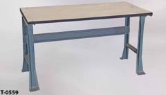 Table/Work bench, formica top, w/ metal legs, 60"w x 29"d x 33"t, stock number T-0559