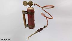 Welding tank, hand held, w/ gauge, hose, & torch, stock number W-0004