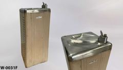 Water fountain, free standing, beige, 15"wx15"dx40"t, stock number W-0031f
