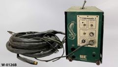Portable MIG welder w/ handle, (5) sheathed cables, gas hose, power, stock number W-0126b