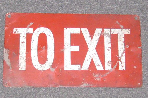 Entry/Exit Signs, Entry/Exit Signs