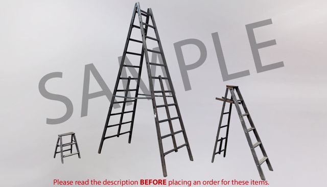 Wood A-Frame Ladders, Wood A-Frame Ladders